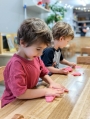 Boys with playdough