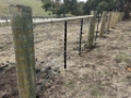 Plain wire fence