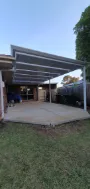Stratco Outback Flat Roof Patio on Riser Brackets Project in Berwick