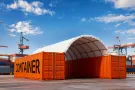 6m wide container dome