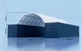 TS612 — 6m wide 40ft Container Dome Shelter
