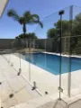 Frameless glass pool fencing