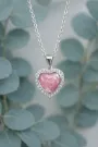 Beloved Halo Heart Pendant