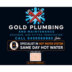 Gold plumbing and maintenance