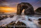 Horse head Rock Coastal Seascape