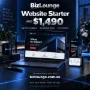 BizLounge website starter on laptop and phone
