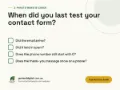 Test your website contact forms