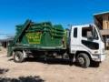 Skip bin hire truck